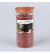 Sviečka v skle Sandalwood 7,5×15 cm (370g)