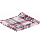 Pléd káro Red 130 x 160 cm