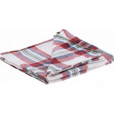 Pléd káro Red 130 x 160 cm