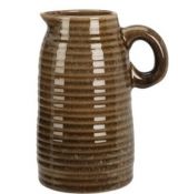 Džbán/Váza 9x17 cm, 750ml hnedá
