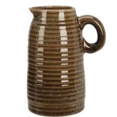 Džbán/Váza 9x17 cm, 750ml hnedá